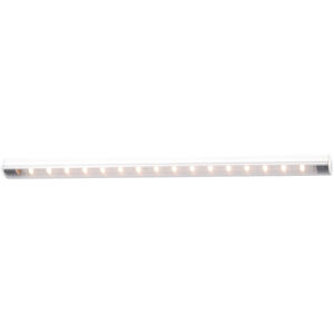 Straight Edge 24 LED 13 inch White Undercabinet Strip Light in 2700K 