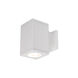 Cube Arch LED 5.5 inch White Sconce Wall Light in Ultra Narrow, 85, 2700K, Towards Wall
