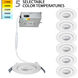 Lotos LED White Complete Kit Recessed Lighting