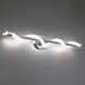 Jasmine LED 37 inch Chrome Bath Vanity & Wall Light, dweLED