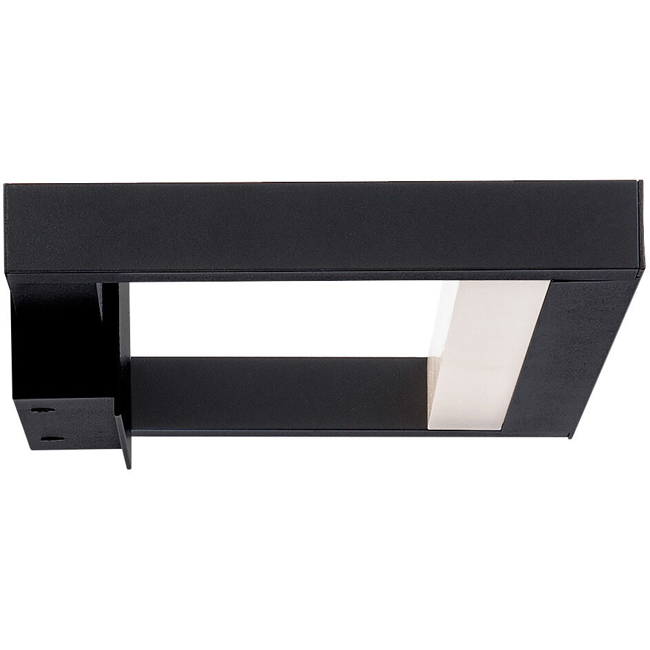 View LED 20 inch Black Bath Vanity & Wall Light in 3500K, dweLED