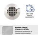 Tyler 12 4.1 watt Stainless Steel Path Lighting in 2700K, WAC Landscape