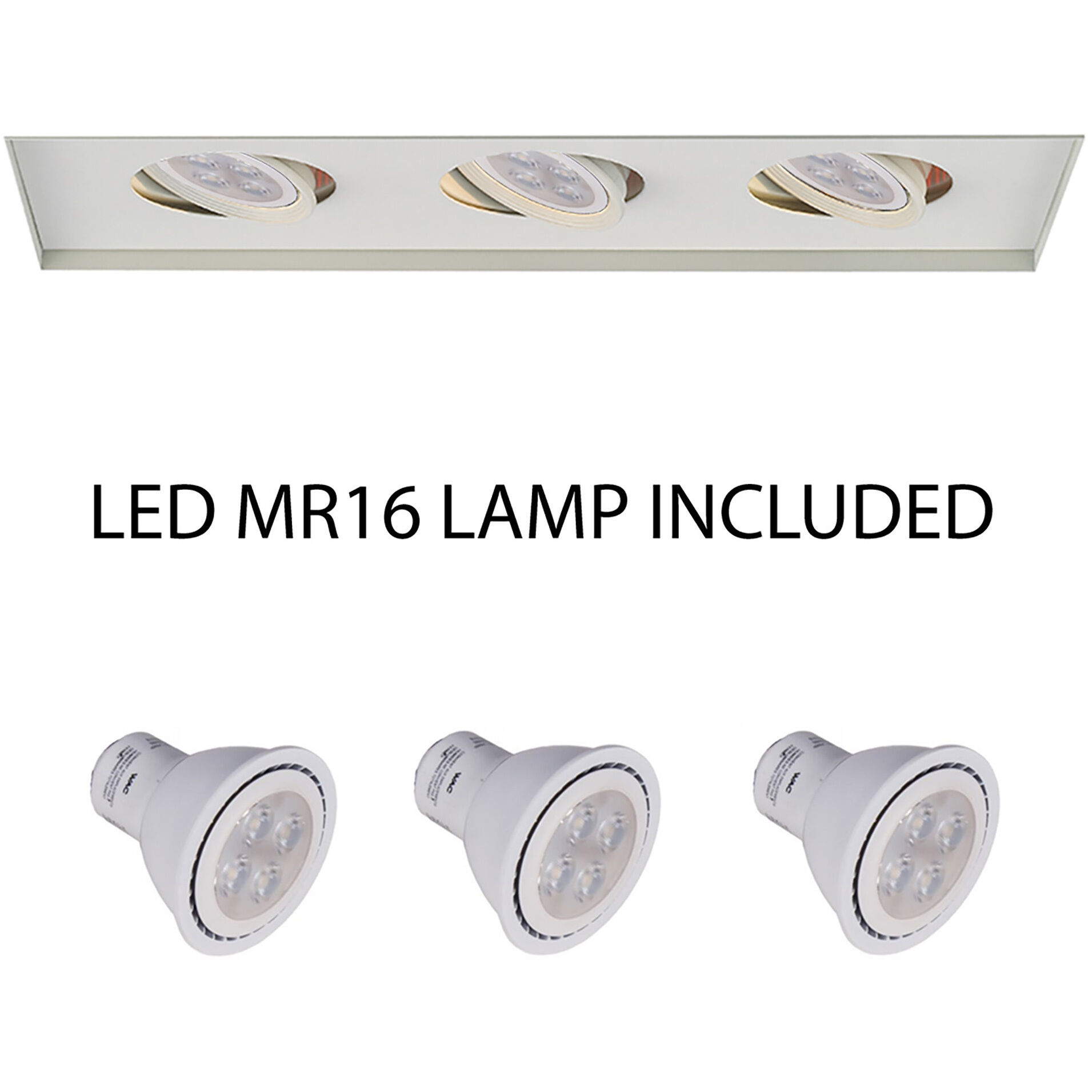 WAC LED White Recessed Lights