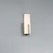 Moderne LED 6.5 inch Satin Nickel Bath Vanity & Wall Light in 2700K, dweLED