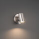 Kepler 1 Light 4.63 inch Brushed Nickel Reading Light Wall Light, dweLED