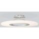 Elektron LED 28 inch Brushed Aluminum Semi-Flush Mount Ceiling Light, dweLED