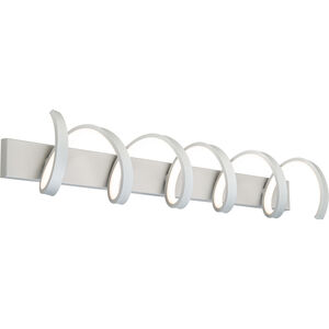 Marques LED 40 inch Titanium Bath Vanity & Wall Light, dweLED