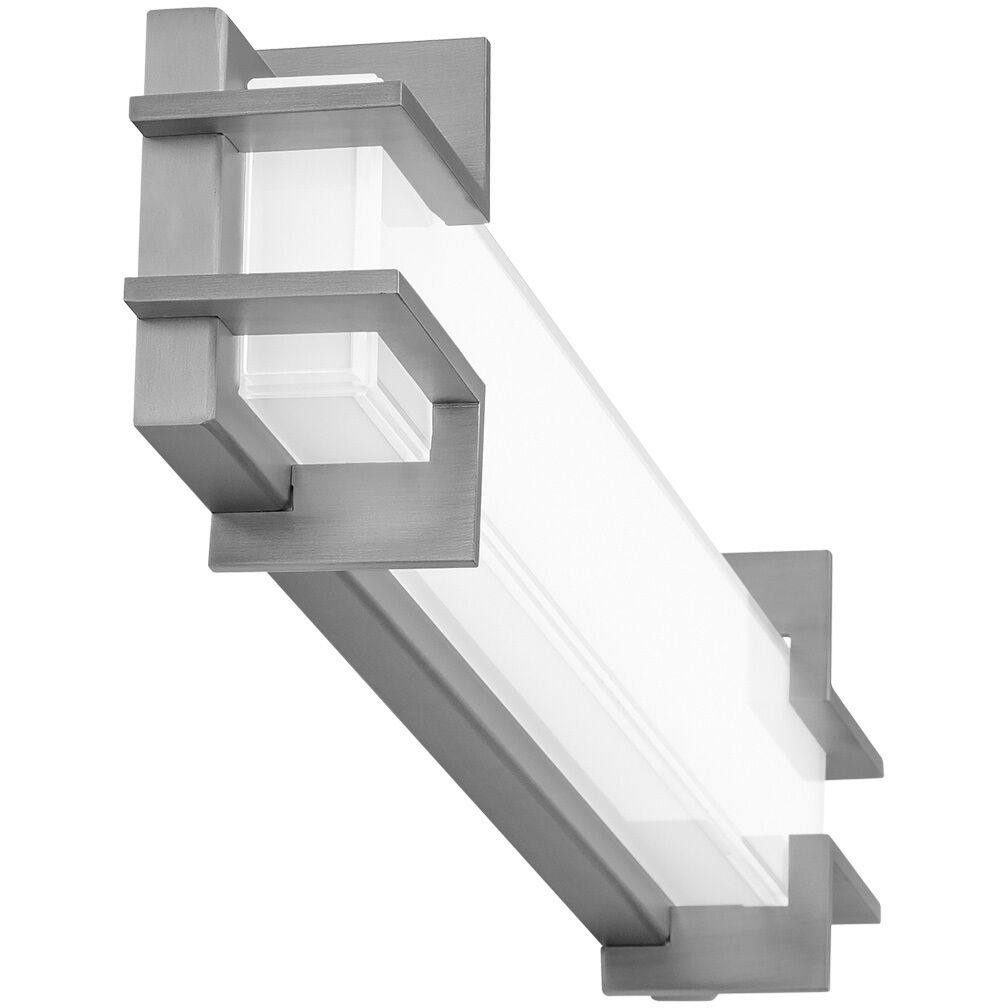 Simone LED 21 inch Brushed Nickel Bath Vanity & Wall Light, dweLED