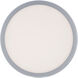Geos LED 10.25 inch Titanium Flush Mount Ceiling Light in 3000K, dweLED