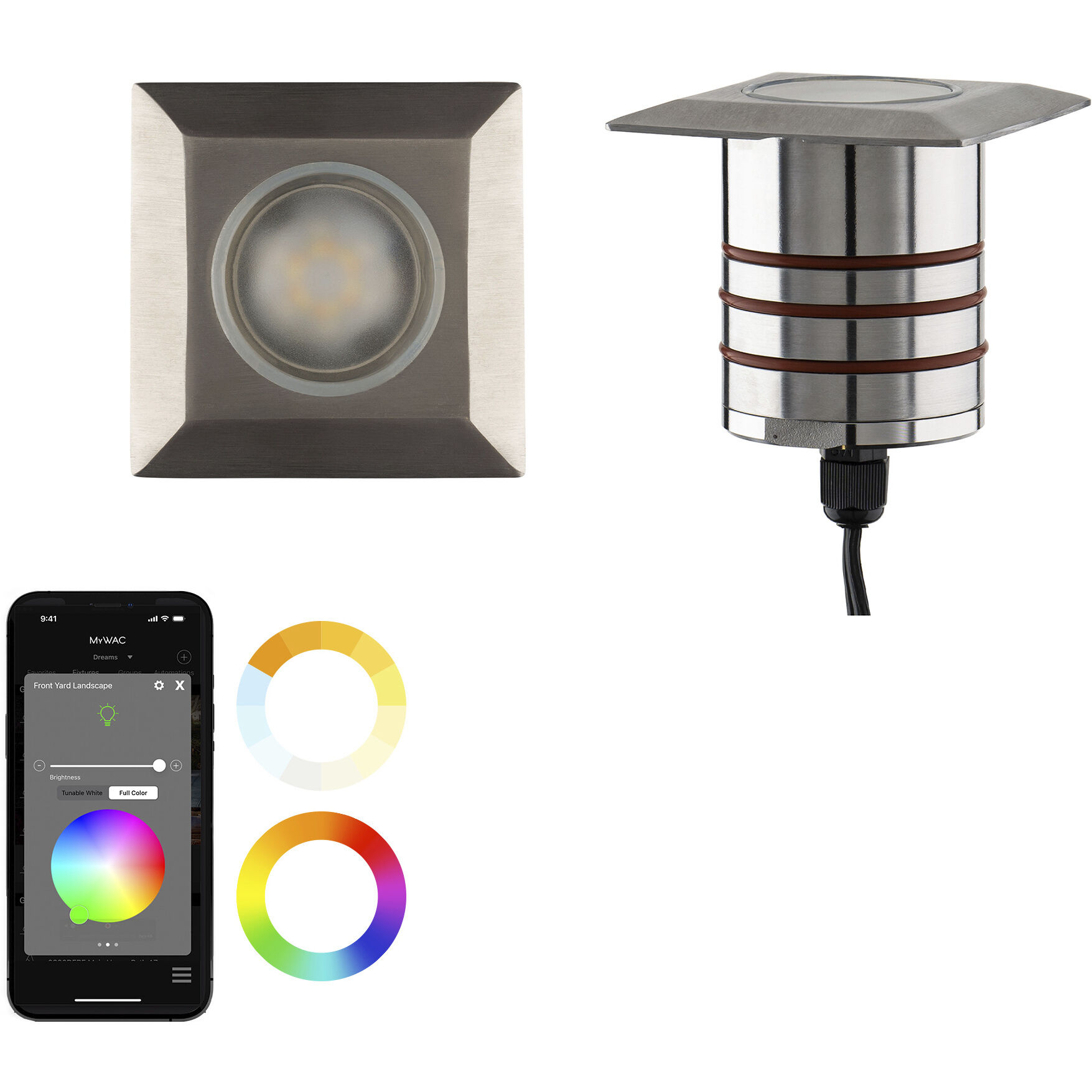 Colorscaping 12 4.50 watt Stainless Steel Path Lighting, Colorscaping