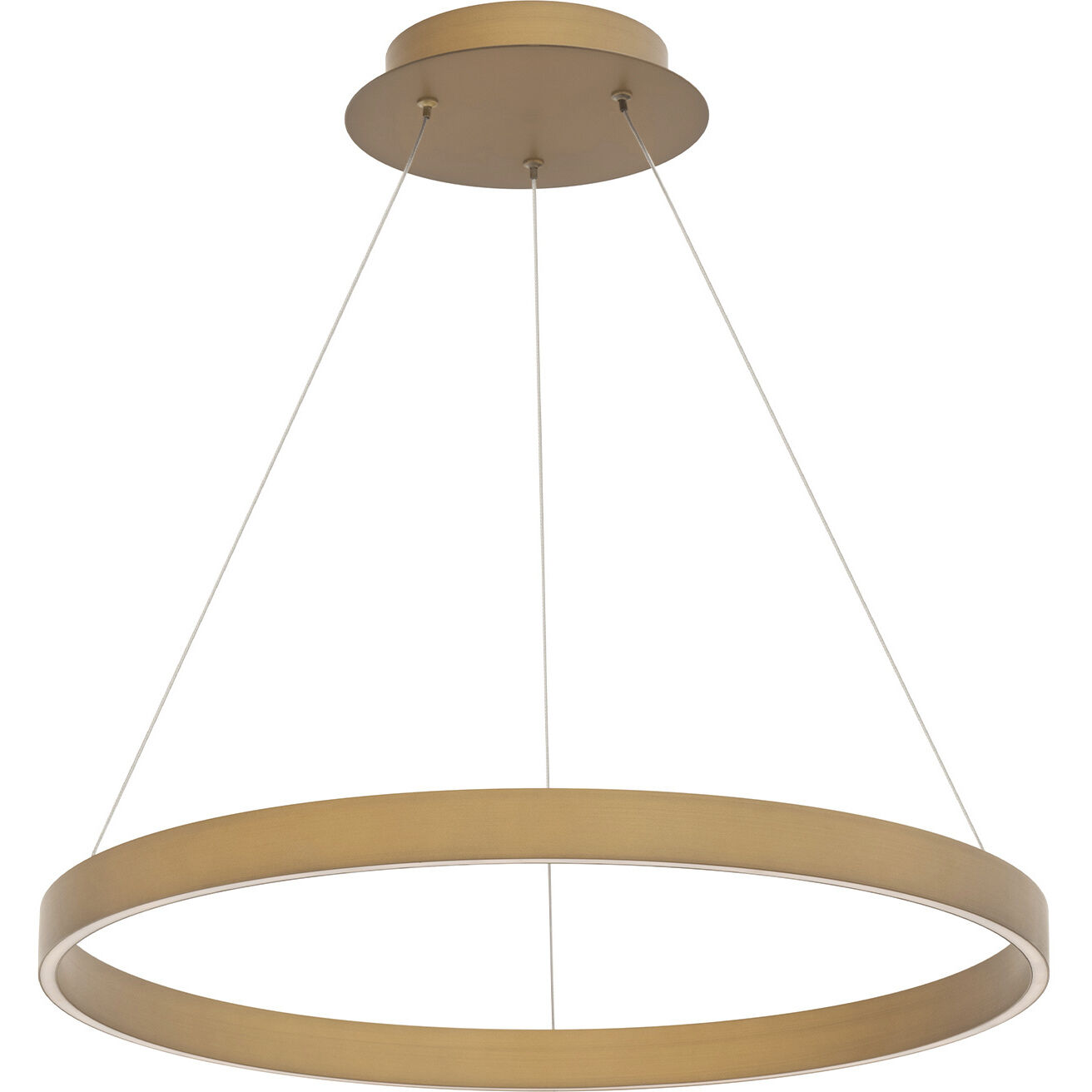 Sirius LED 24 inch Aged Brass Pendant Ceiling Light, dweLED