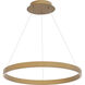 Sirius LED 24 inch Aged Brass Pendant Ceiling Light, dweLED