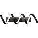 Marques LED 21 inch Black Bath Vanity & Wall Light, dweLED