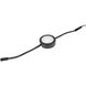 Line Voltage Puck Light LED Black Button Light