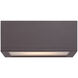 Rubix LED 10 inch Bronze Outdoor Flush