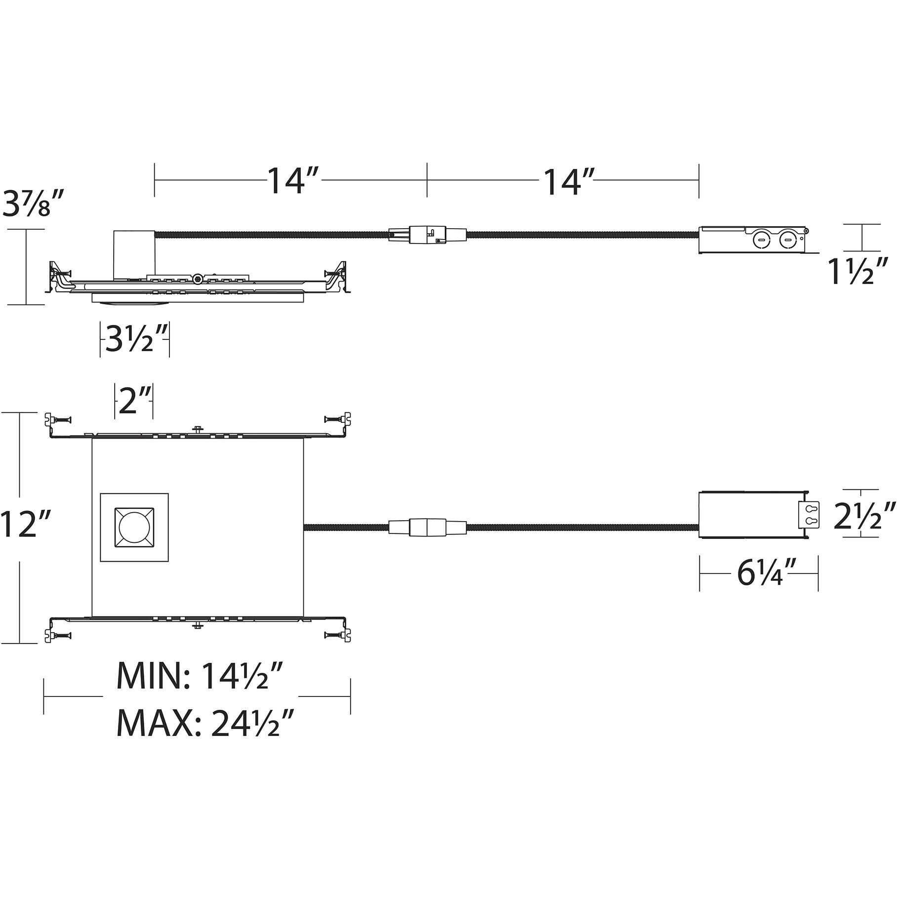 Ion LED White Complete Kit Recessed Lighting