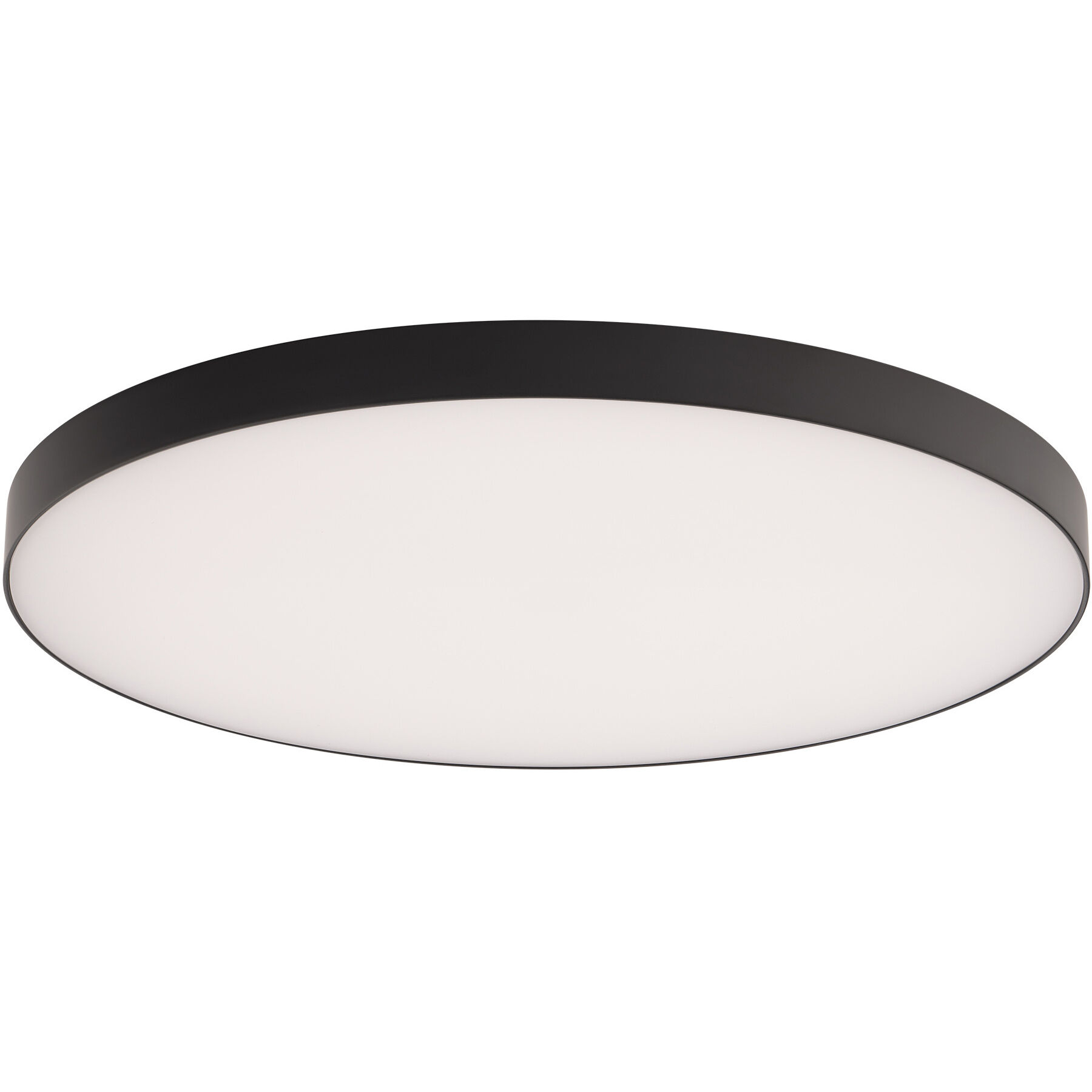 Edgeless Round LED 12 inch Black Flush Mount Ceiling Light, WAC Limited