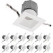 Pop-in LED White Complete Kit Recessed Lighting