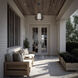 Poppin LED 16 inch Black Outdoor Pendant, dweLED