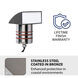 Inground Recessed Light 12 4.1 watt Stainless Steel Coated in Bronze Path Indicator Light in 2700K Warm LED, WAC Landscape