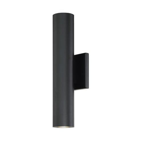 Caliber LED 14 inch Black Outdoor Wall Light in 14in, dweLED