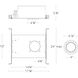 FQ Integrated LED Galvanized Steel Housing, Non-IC Housing Only