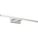 Parallax LED 24 inch Brushed Nickel Bath Vanity & Wall Light in 2700K, dweLED