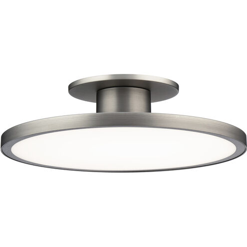 Twist-N-Lite LED 11 inch Brushed Nickel Semi-Flush Mount Ceiling Light