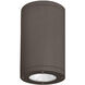 Tube Arch LED 7.88 inch Bronze Outdoor Flush in Spot, 85, 4000K