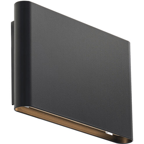 Tablet LED 5.5 inch Black Outdoor Wall Light