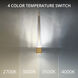 Quill LED 8 inch Aged Brass Multi-Light Pendant Ceiling Light, dweLED