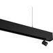 Ventrix 1 Light 48 Black Track Fixtures Ceiling Light