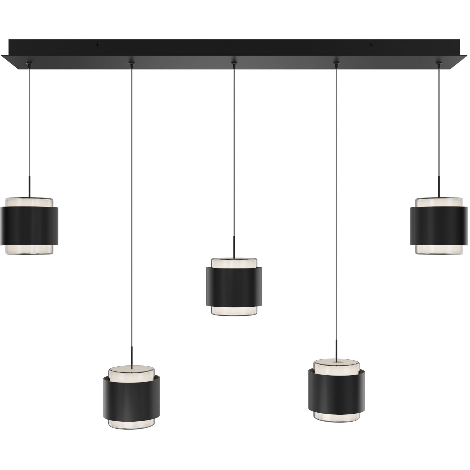 Banded 5 Light 5.50 inch Chandelier