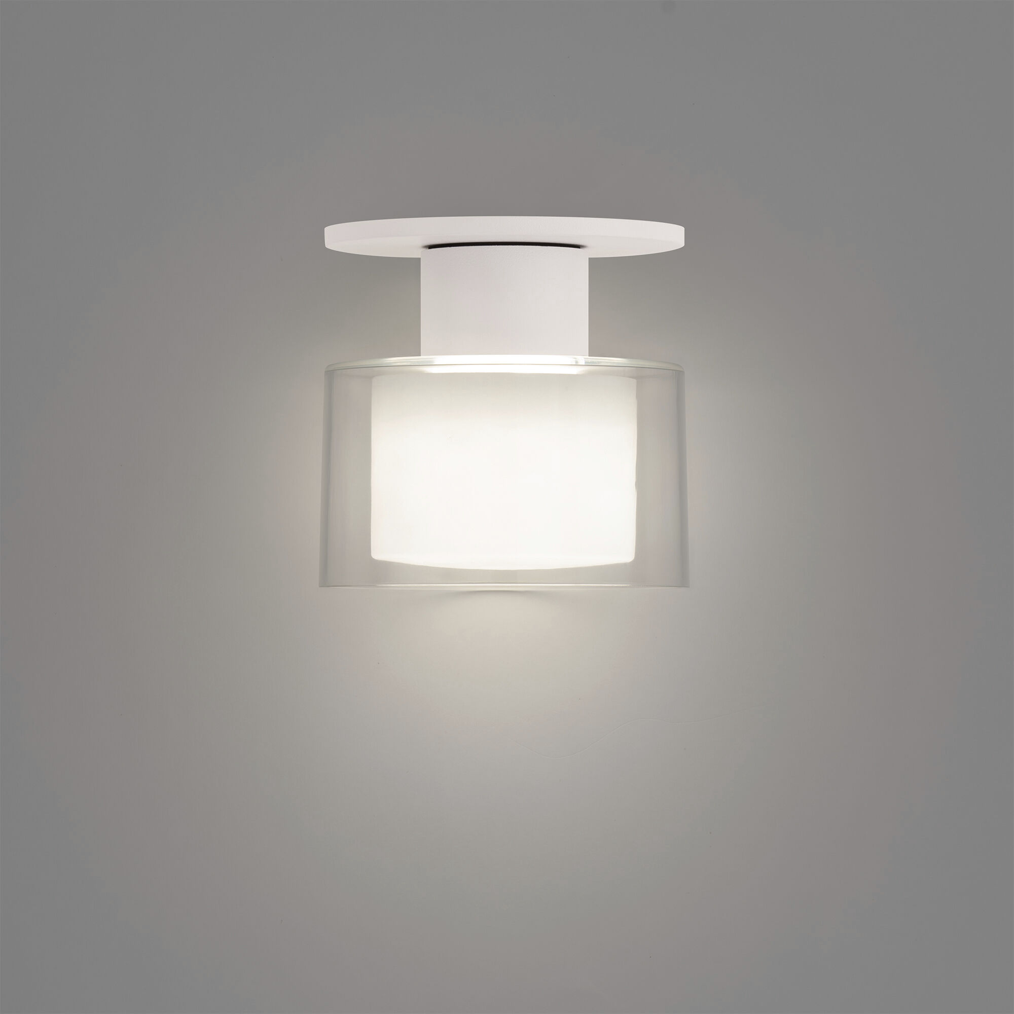 Twist-N-Lite LED 5 inch White Semi-Flush Mount Ceiling Light, WAC Limited