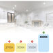 FQ Integrated LED Haze Recessed Trim in 4000K, 4" LED