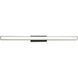 Brink LED 36 inch Black Bath Vanity & Wall Light in 3500K, dweLED
