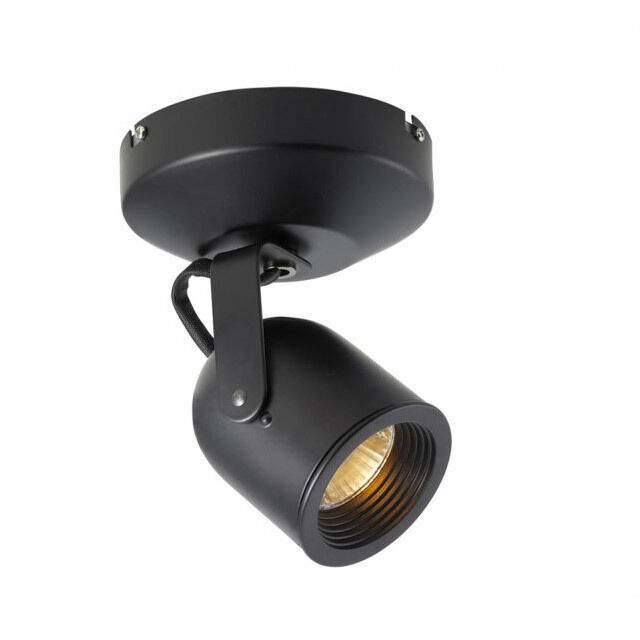 WAC Lighting ME-808LED-BK Low Volt LED 5 inch Black Flush Mount