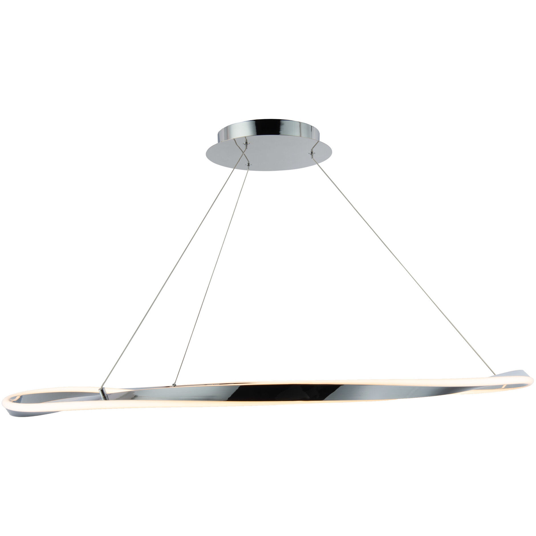 Eternal LED 41.56 inch Chrome Pendant Ceiling Light, dweLED
