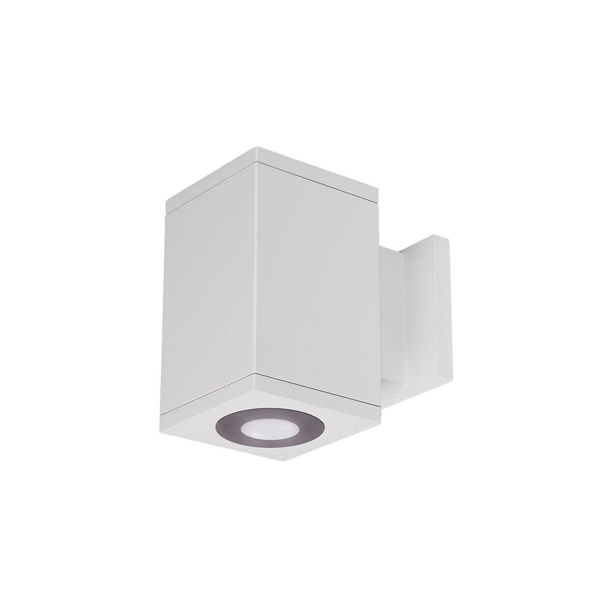 Cube Arch LED 4.5 inch White Sconce Wall Light in Flood, 85, 2700K, Towards Wall