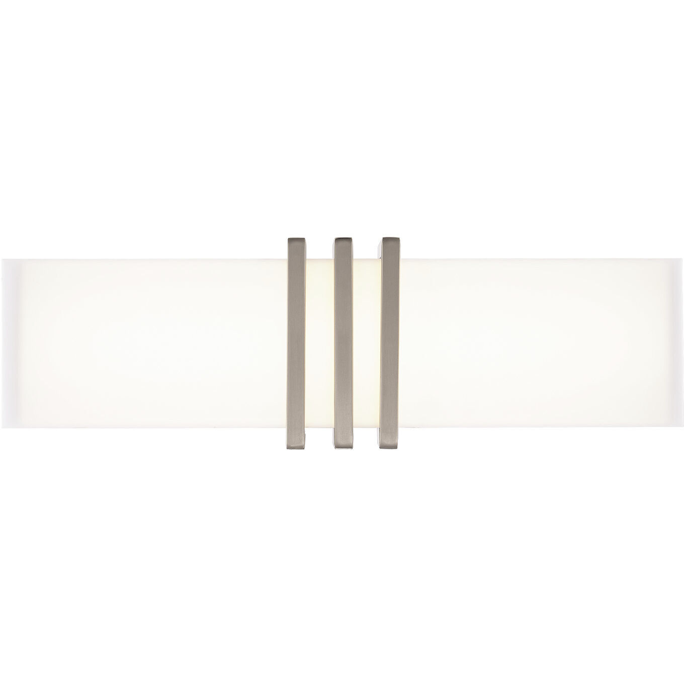 Minibar LED 18 inch Brushed Nickel Bath Vanity & Wall Light, dweLED