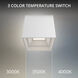 Downtown LED 3.5 inch White Outdoor Flush Mount in 3000K, dweLED