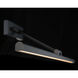 Reed 25 watt 33 inch Black Picture Light Wall Light, dweLED