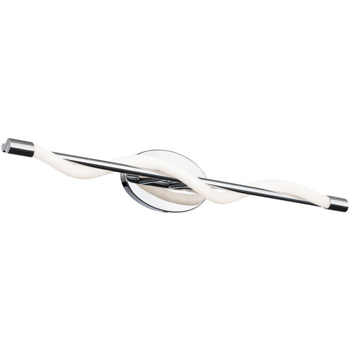 Jasmine LED 27 inch Chrome Bath Vanity & Wall Light, dweLED