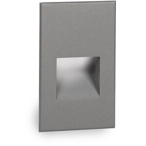 LEDme Step and Wall Lights 277 3.9 watt Graphite On Aluminum Step Light in White