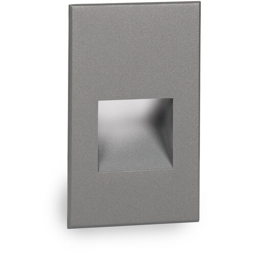 LEDme Step and Wall Lights 277 3.9 watt Graphite On Aluminum Step Light in White