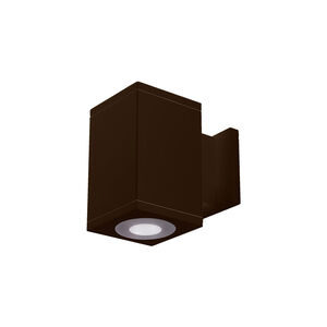 Cube Arch LED 4.5 inch Bronze Sconce Wall Light in Flood, 85, 3000K, Towards Wall
