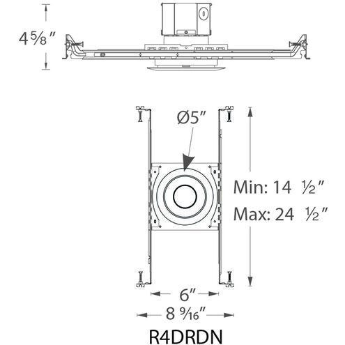 Pop-in LED Black Complete Kit Recessed Lighting