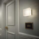 Moxee LED 3.88 inch Black ADA Wall Sconce Wall Light, dweLED