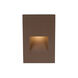 Tyler 120 3.8 watt Bronze Step and Wall Lighting in White, WAC Lighting