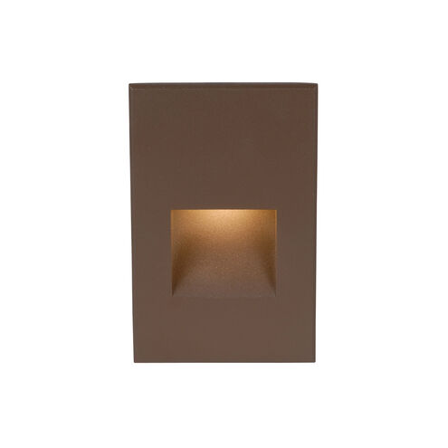 Tyler 120 3.8 watt Bronze Step and Wall Lighting in White, WAC Lighting